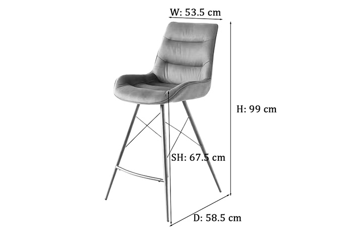Bas Bar Stool Dimensions