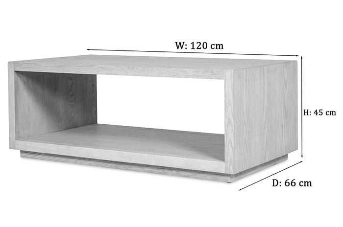 flavia coffee table dimensions