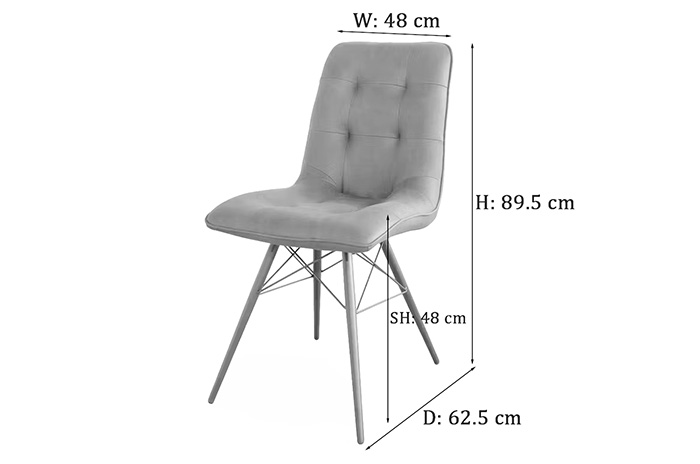 modena dining chair dimensions