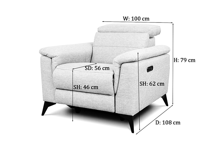 Penny Arm Chair Dimensions