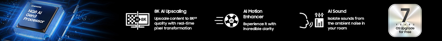 Samsung TV and Audio processor technology banner