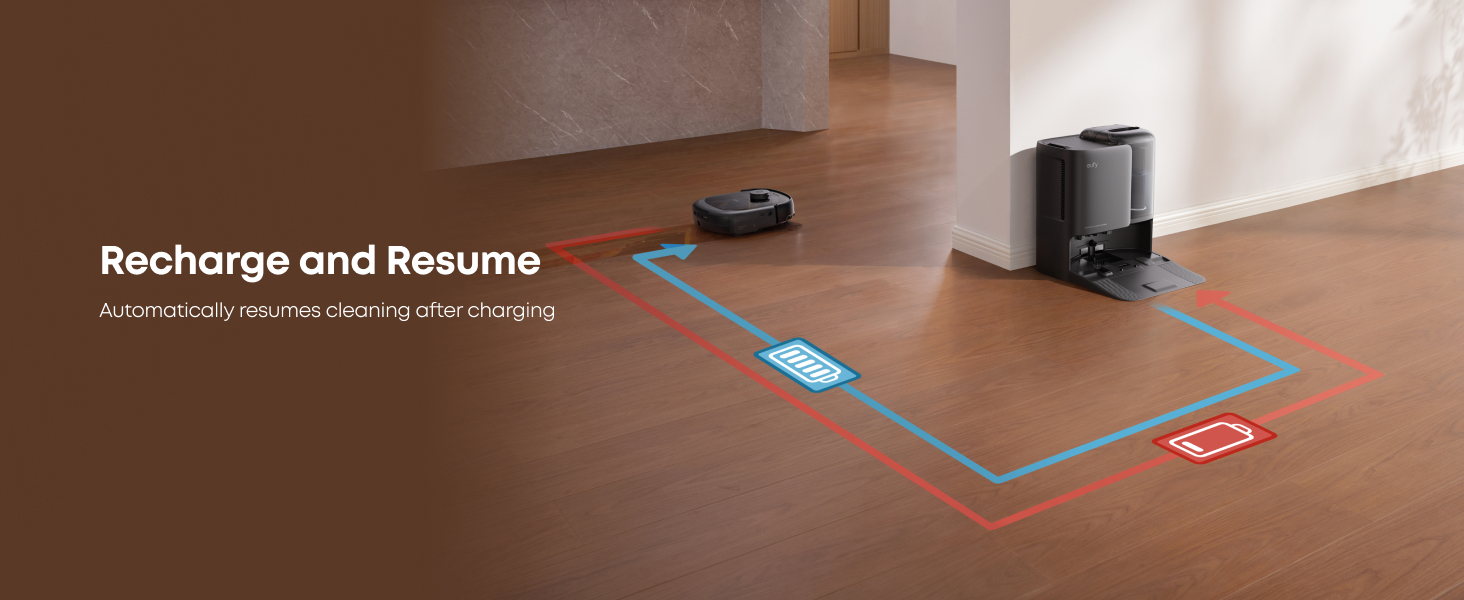 Eufy E25 Recharge and Resume