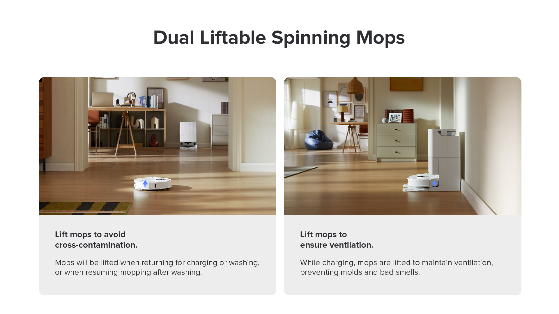 Dual Liftable Spinning Mops