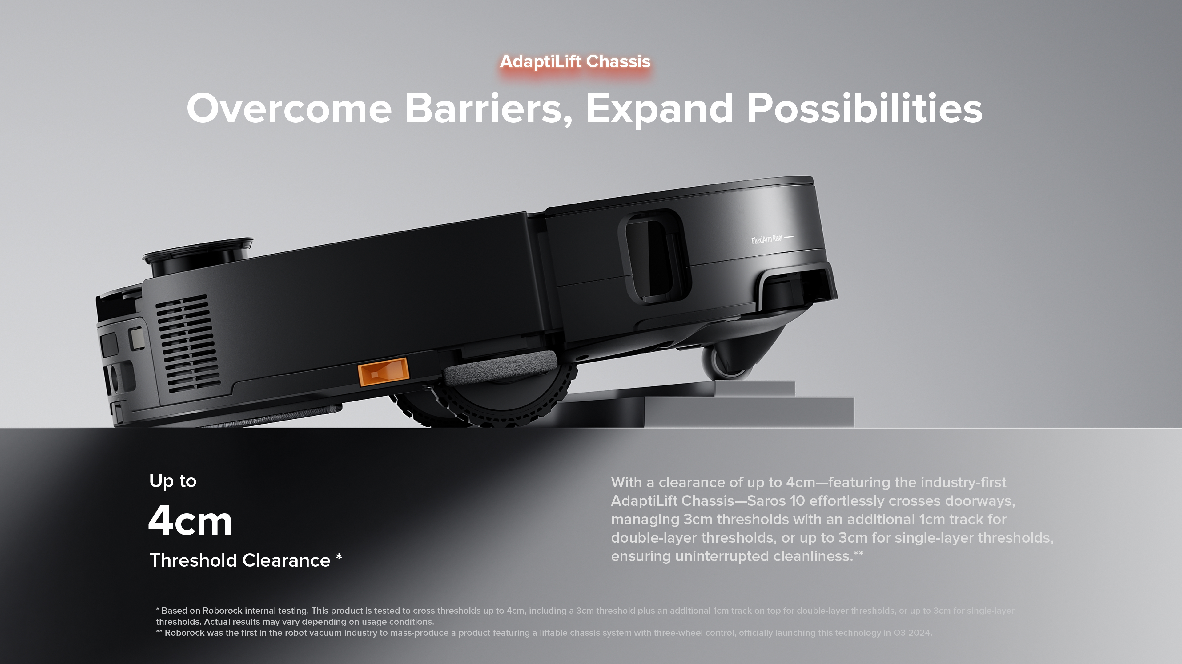 Adapts to obstacles