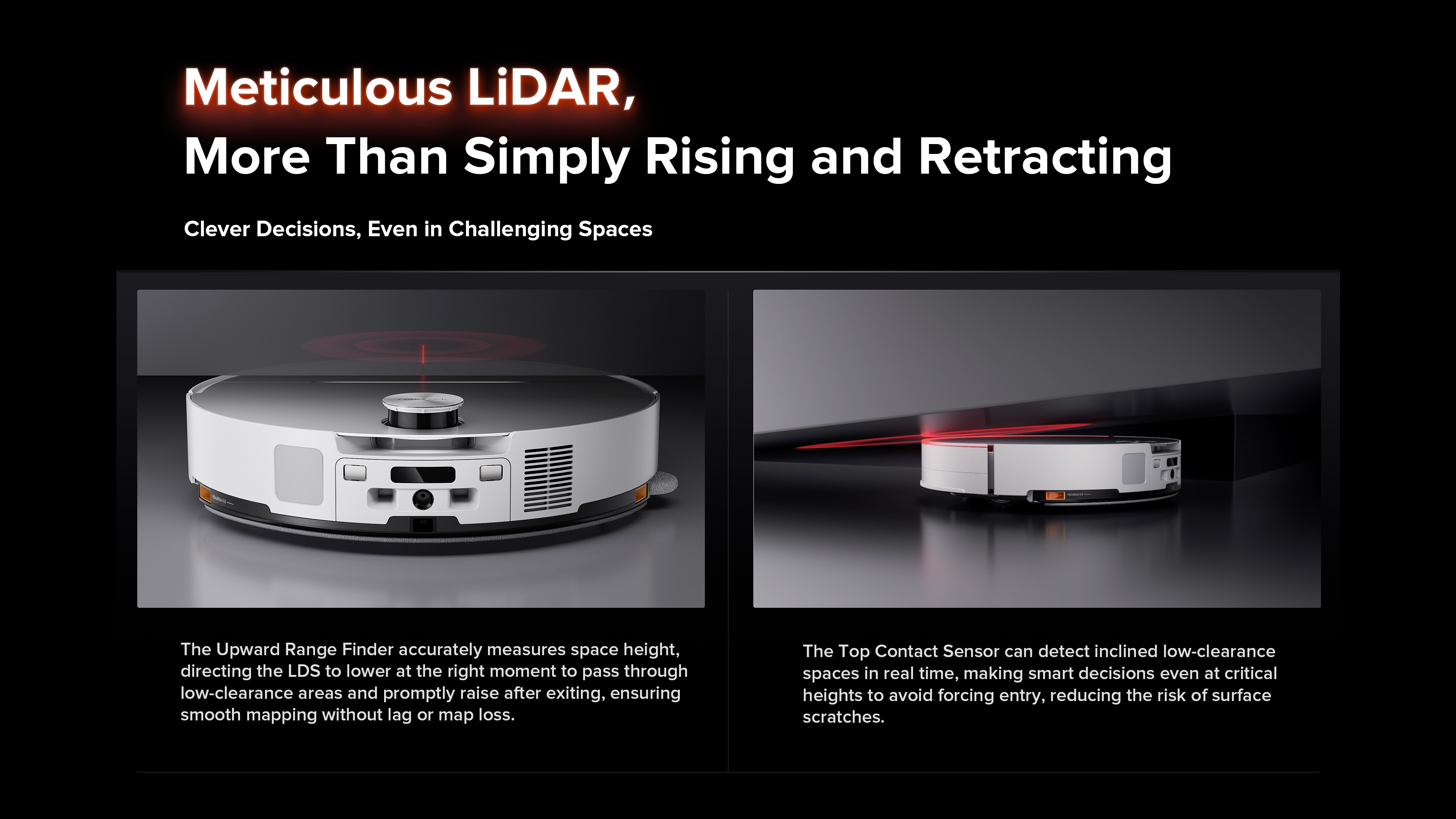 Upward range finder