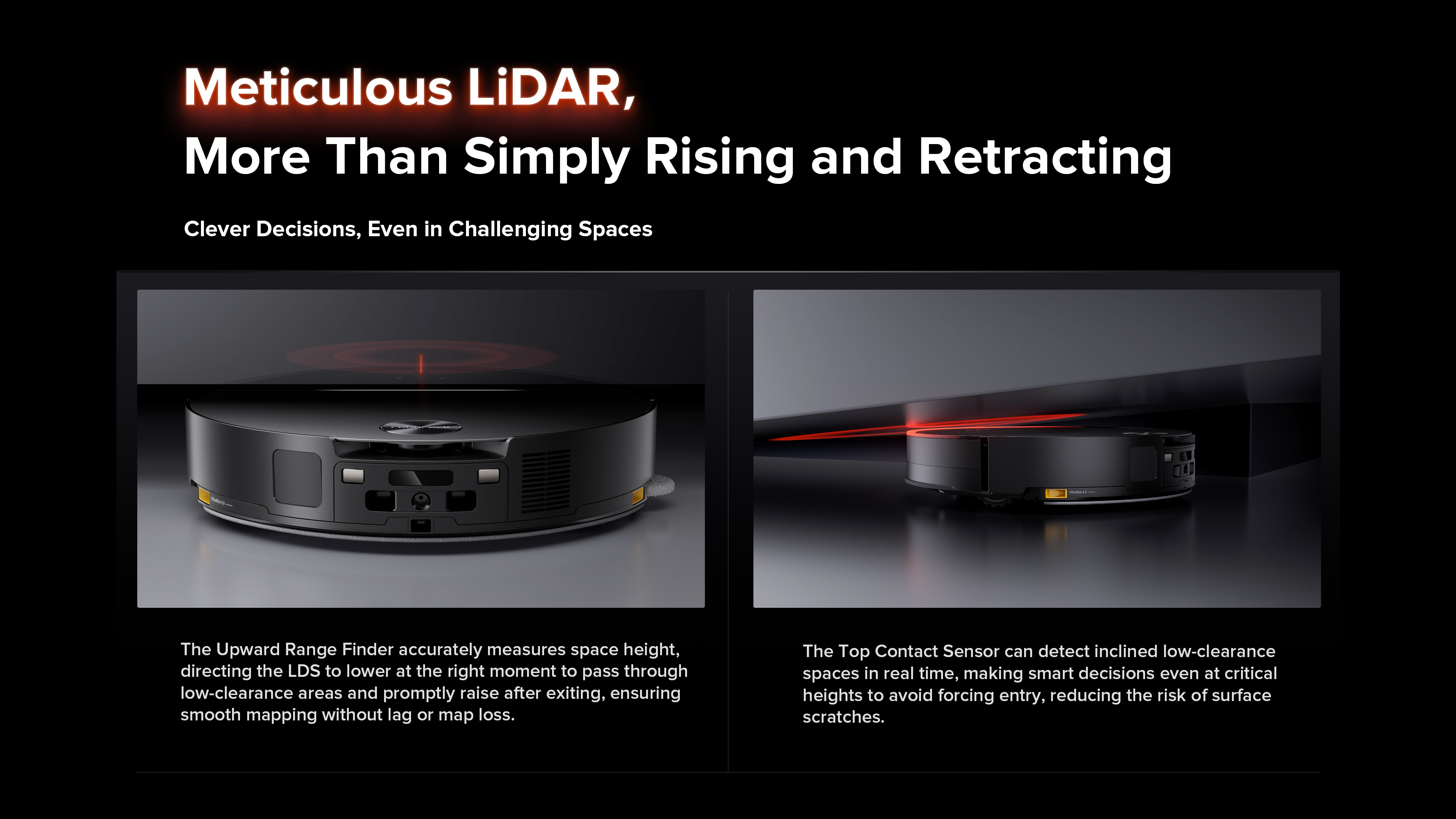 Upward range finder