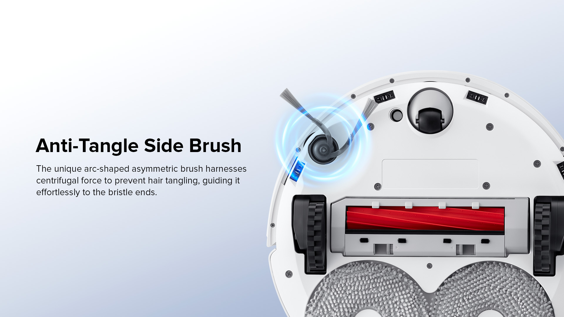 Anti-Tangle Side Brush