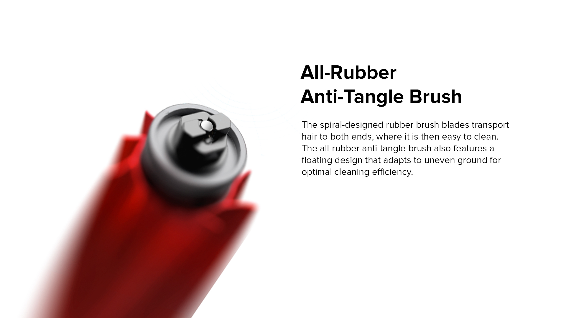 All-Rubber Anti-Tangle Brush
