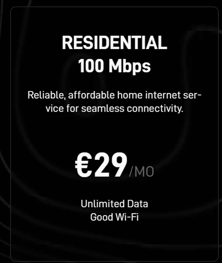 Starlink Residential 100 Mbps