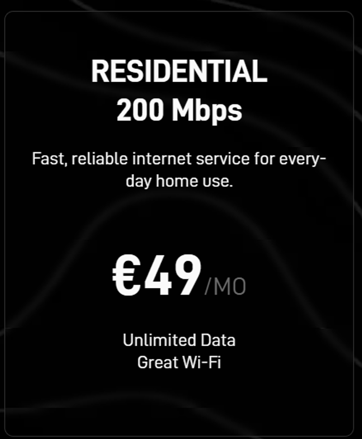 Starlink Residential 200 Mbps