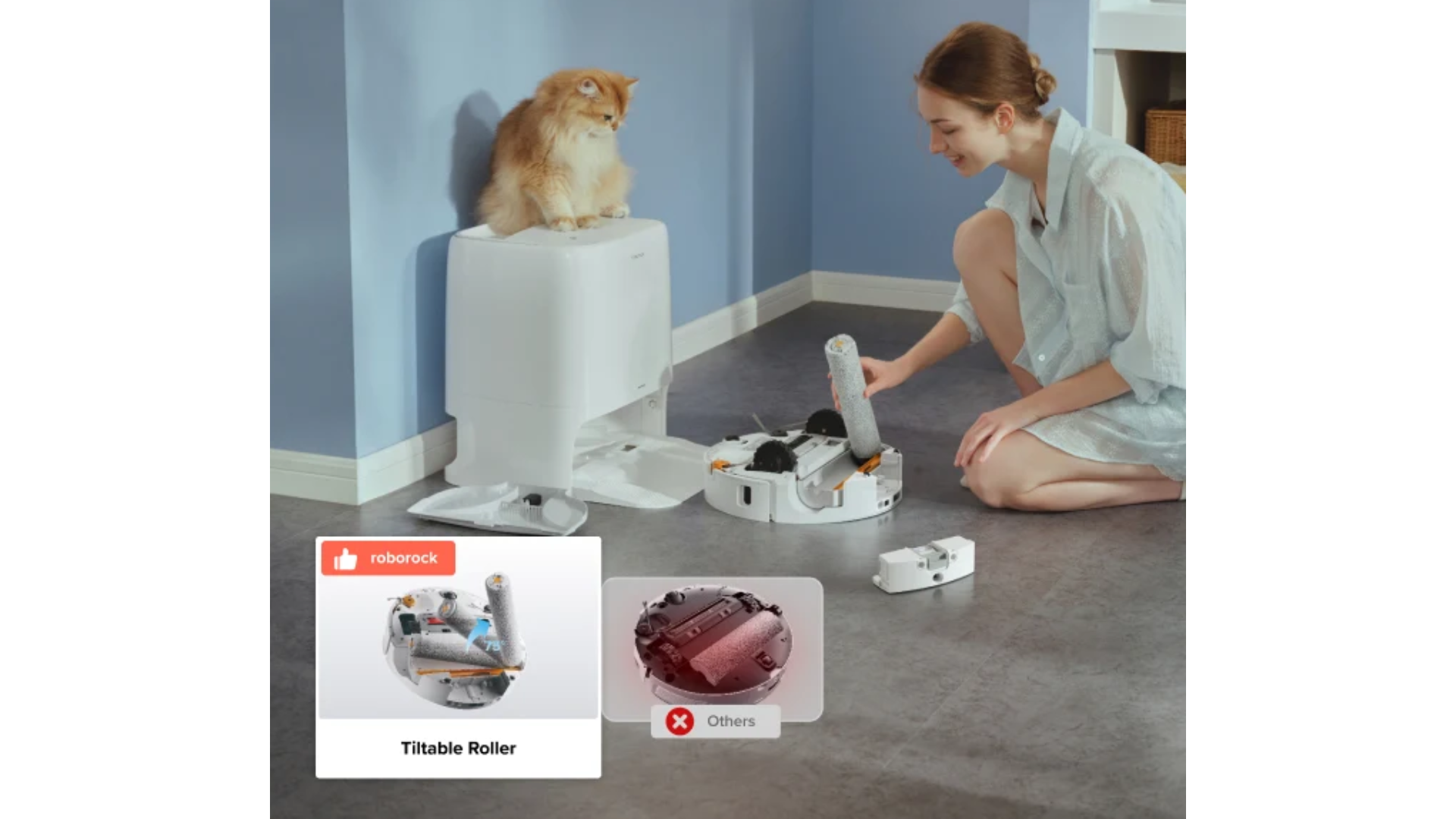 AdaptiLift for brush and mops