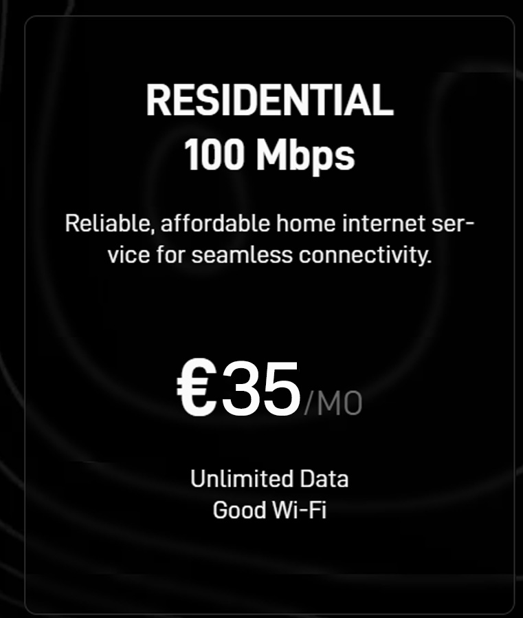 Starlink Residential 100 Mbps