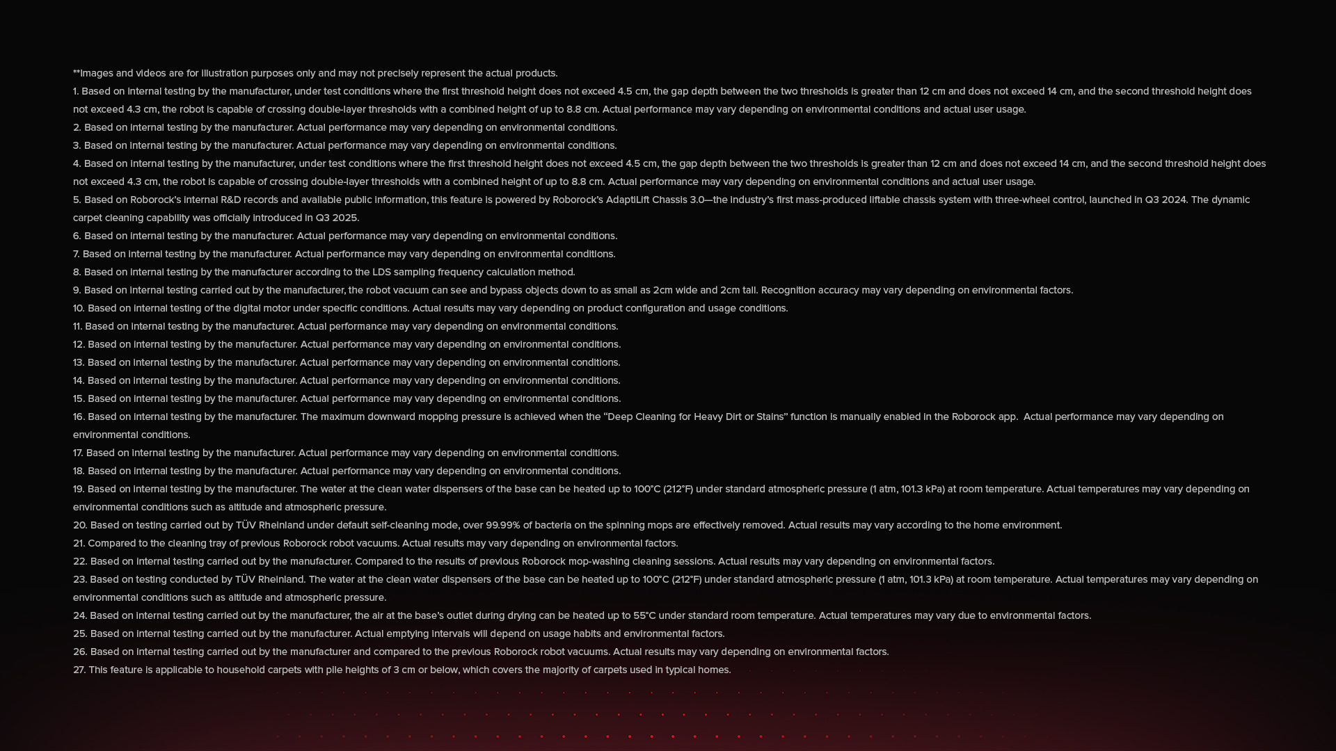 Terms and conditions